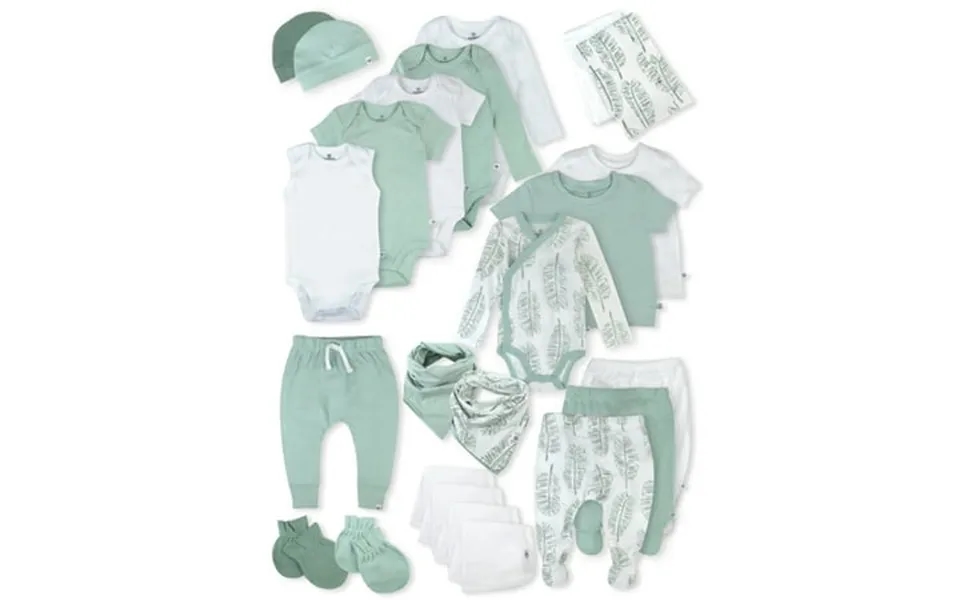 Honest Baby Clothing Baby Boy Or Girl Gender Neutral Organic Cotton Over The Top Gift Set 24 Piece Newborn-6 Months