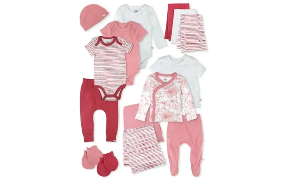 Honest Baby Clothing Baby Boy Or Girl Gender Neutral Organic Cotton Welcome Home Gift Set 15 Piece Newborn-6 Months