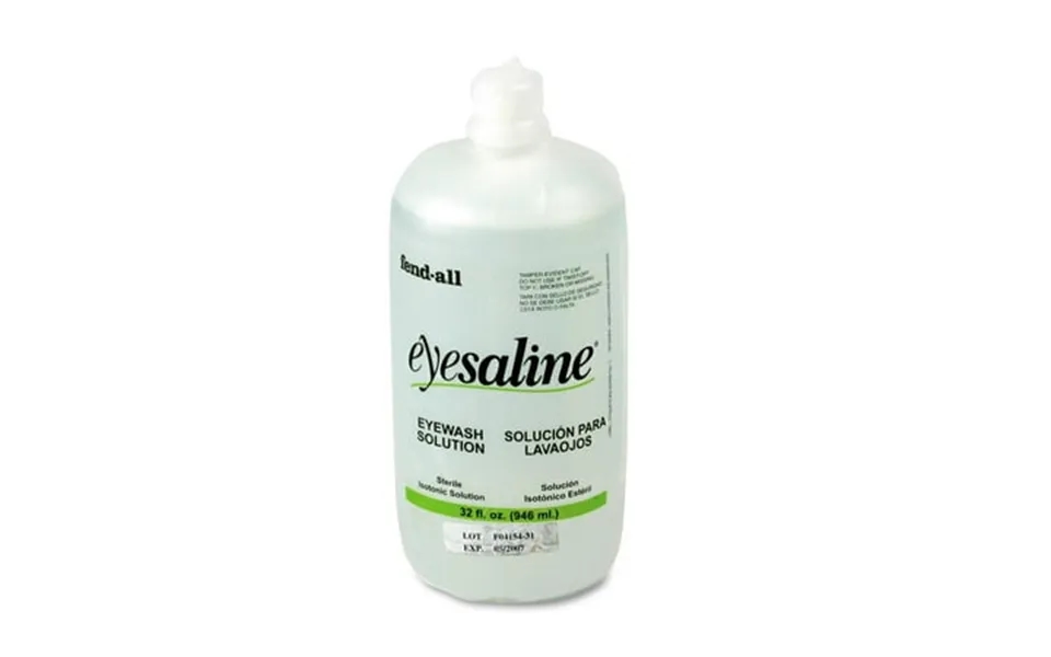 Honeywell Fendall Eyesaline Eyewash Bottle Refill 32oz Bottle 12 Carton 320004550000