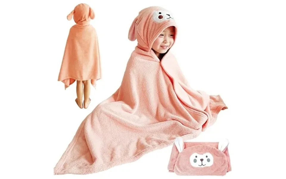 Hooded Baby Bath Towel For Cartoon Animal Beach Towels Soft Super Absorbent Swim Pool Towels For Babies