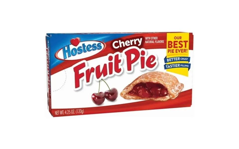 Hostess Cherry Pie Fruit-filled Snack Pastry Individually Wrapped 4