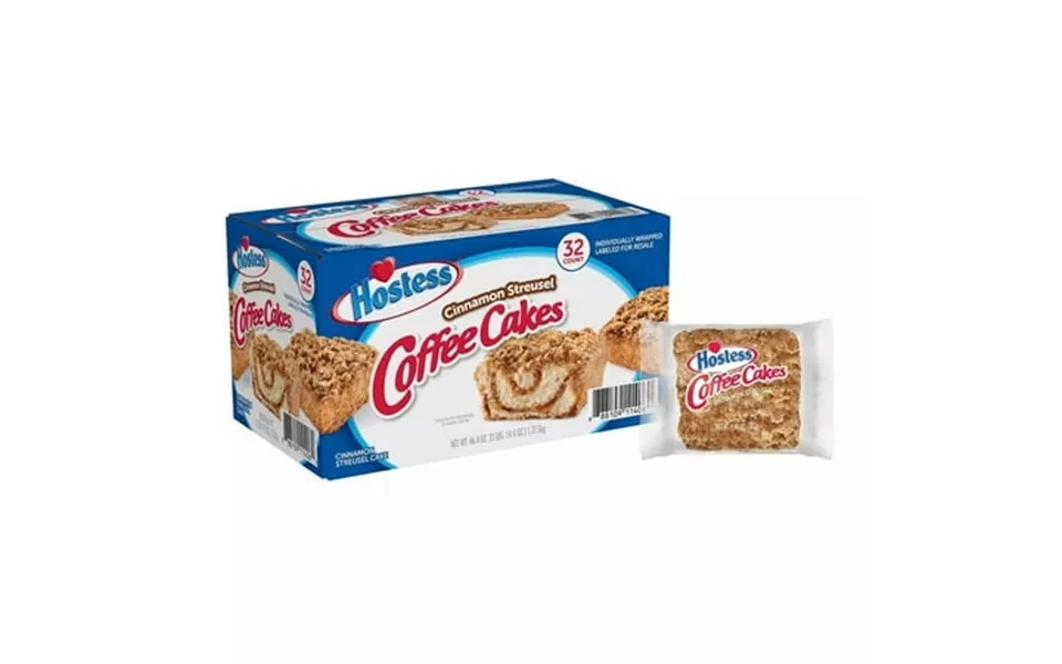 Hostess Cinnamon Streusel Coffee Cake 32 Count