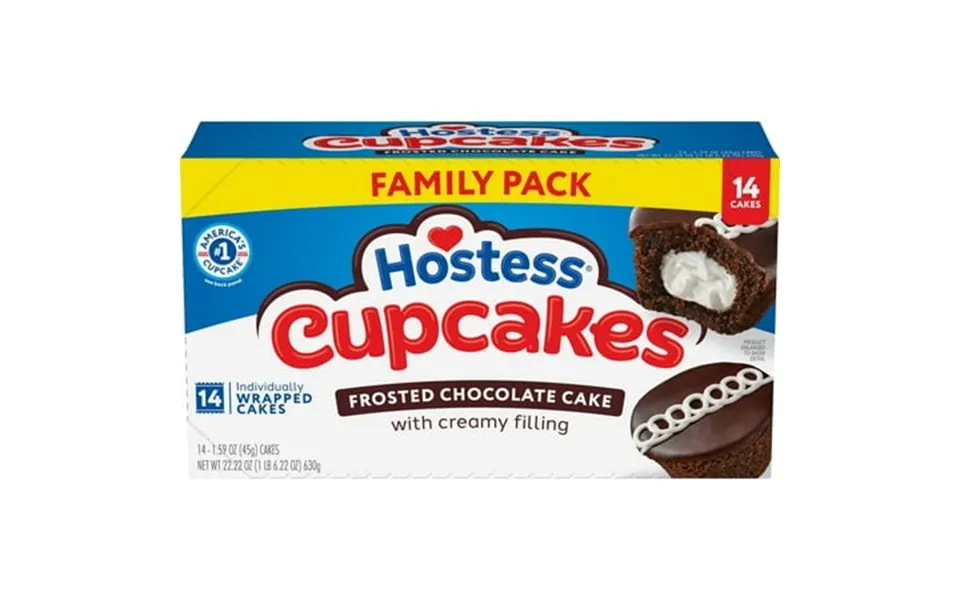 Hostess Cupcakes Chocolate Snack Cakes 22.22 Oz Box 14 Ct.