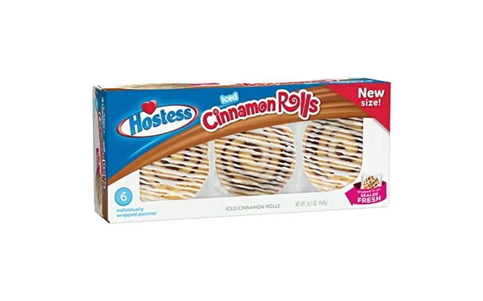 Hostess Iced Cinnamon Rolls Individually Packaged 36 Count