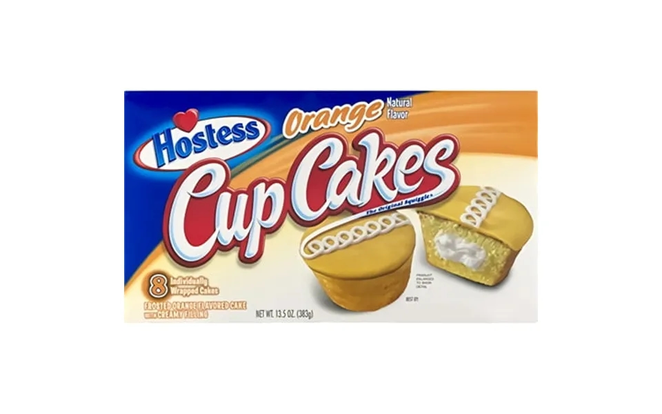 Hostess Orange Cupcakes 8 Count 13.5 Oz Box Pack Of 3 24 Total