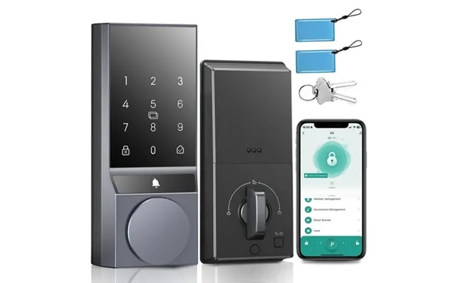 Hoteel G1 Smart Lock With Handle Camera & Doorbell -wifi Fingerprint Keyless Entry App Control Two-way Video Ip65 Waterp product image