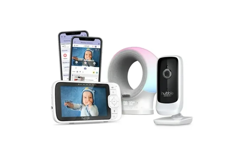 Hubble Connected Eclipse And Nursery Pal Link Video Baby Monitor Bundle