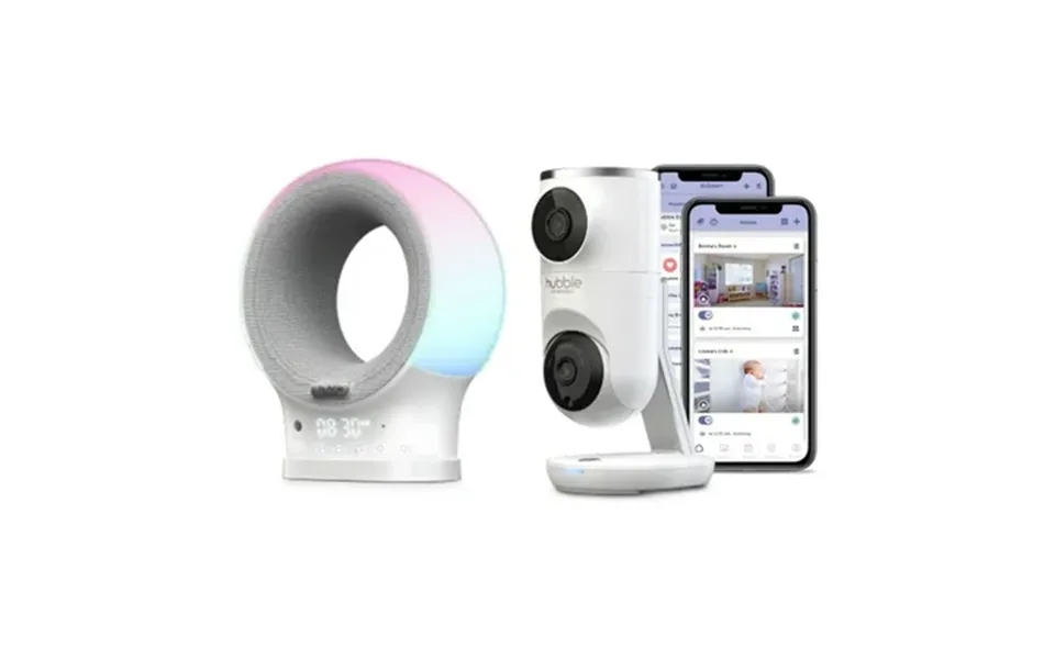 Hubble Dual Vision Smart Hd Baby Monitor Eclipse Bundle - The Hubble Complete Baby Monitoring & Soothing Bundle