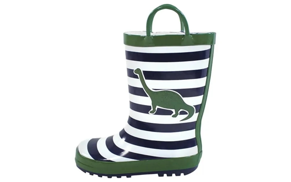 Hudson Baby Infant Boy Rain Boots Dino Stripe 10 Toddler