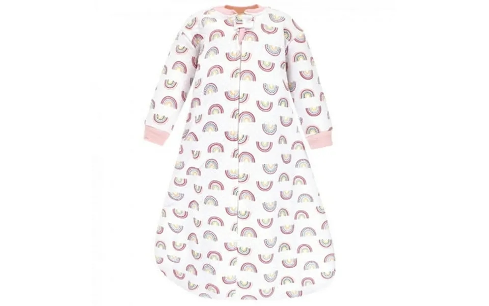 Hudson Baby Infant Girl Premium Quilted Long Sleeve Sleeping Bag And Wearable Blanket Modern Rainbow 12-18 Months