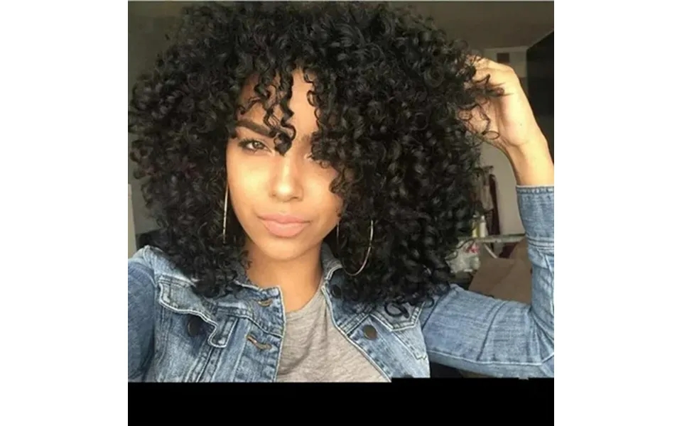 Human Hair Wigs For Women European And American Fiber Medium And Long Curly Wig Factory Adult Female Costume Wigs Toupee