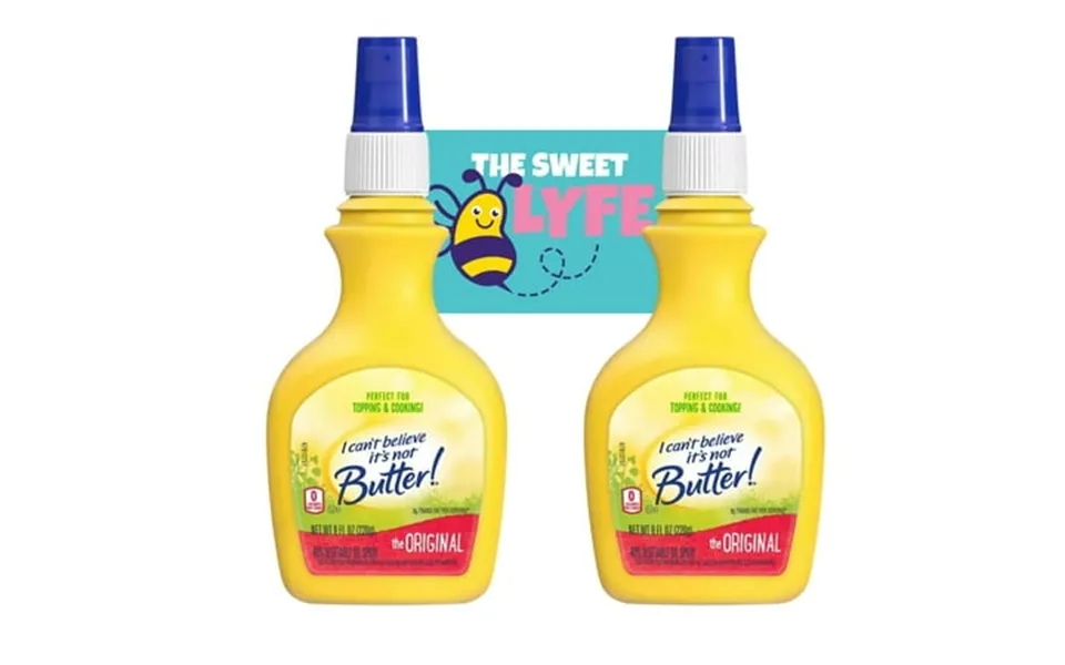I Can T Believe It S Not Butter Spray 12 Oz 2-pack Non Dairy Butter Alternative Plant Based Butter Spray For Popcorn Coo