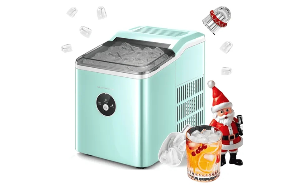 Ice Maker Countertop 30 Lbs Ice In 24 Hrs 9 Bullet Ice In 5 Minutes Mint Blue Northclan