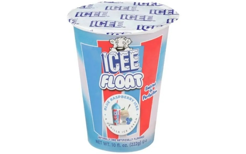 Icee Blue Raspberry Float Cup 10 Fluid Ounce -- 12 Per Case