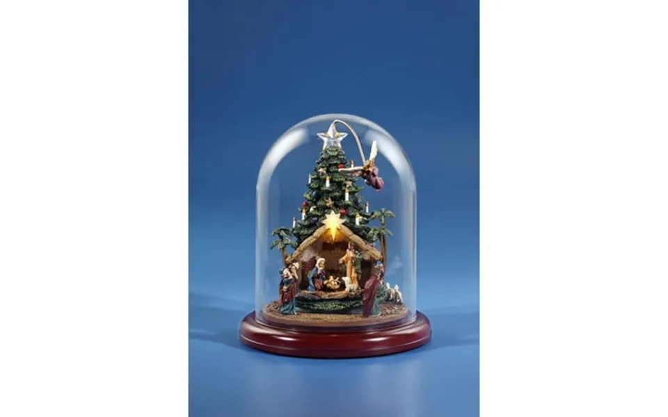 Icy Giftware Angel Rotating Nativity Tree Christmas Decoration - 9