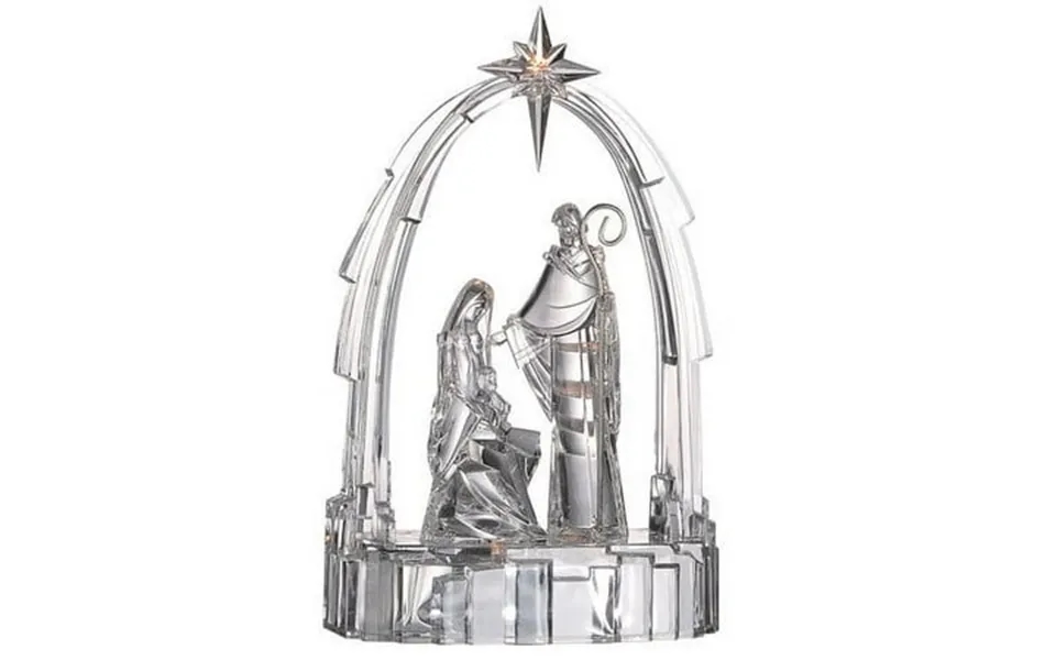 Icy Giftware Clear Led Lighted Christmas Nativity Figurines - 7