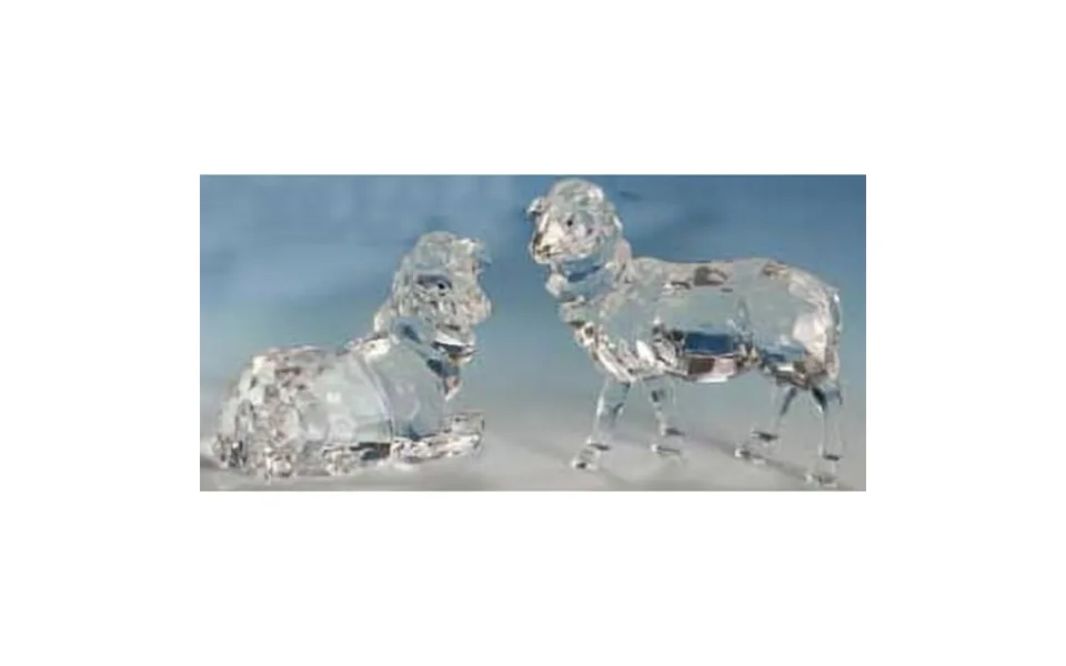 Icy Giftware Club Pack Of 12 Icy Clear Christmas Nativity Sheep Table Top Figurines 4