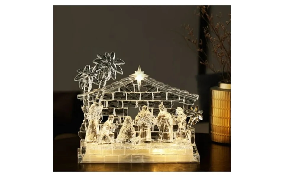 Icy Giftware Led Lighted Christmas Nativity Scene Figurine Decorations - 10