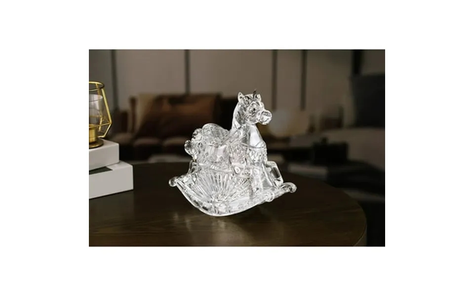 Icy Giftware Set Of 3 Clear Led Lighted Rocking Horse Tabletop Decorations 8