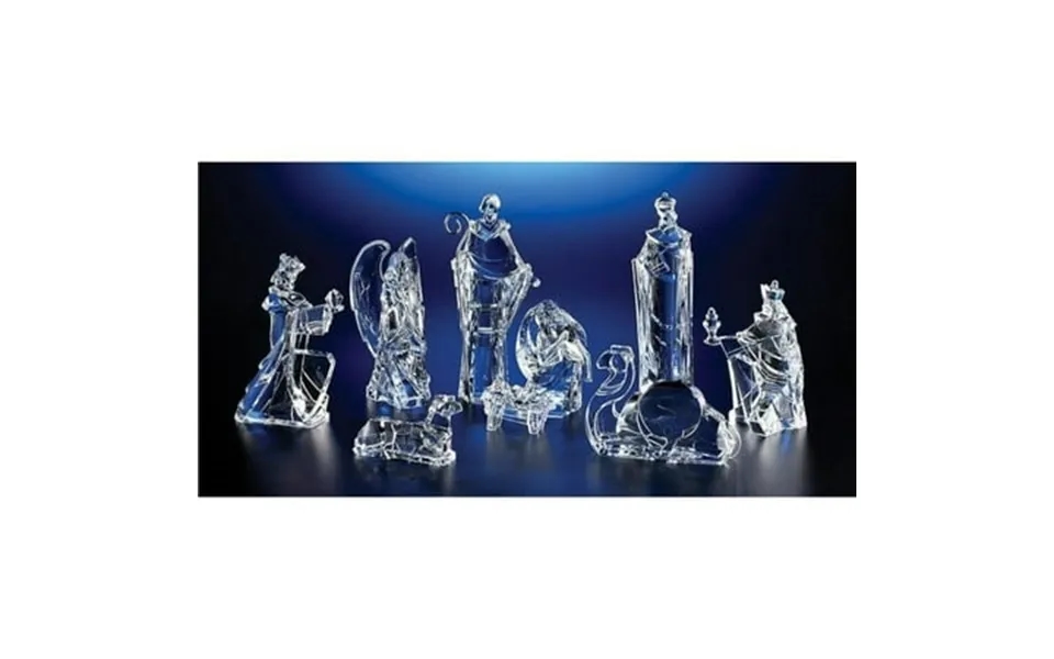 Icy Giftware Straight-cut Christmas Nativity Figurine Set - 8