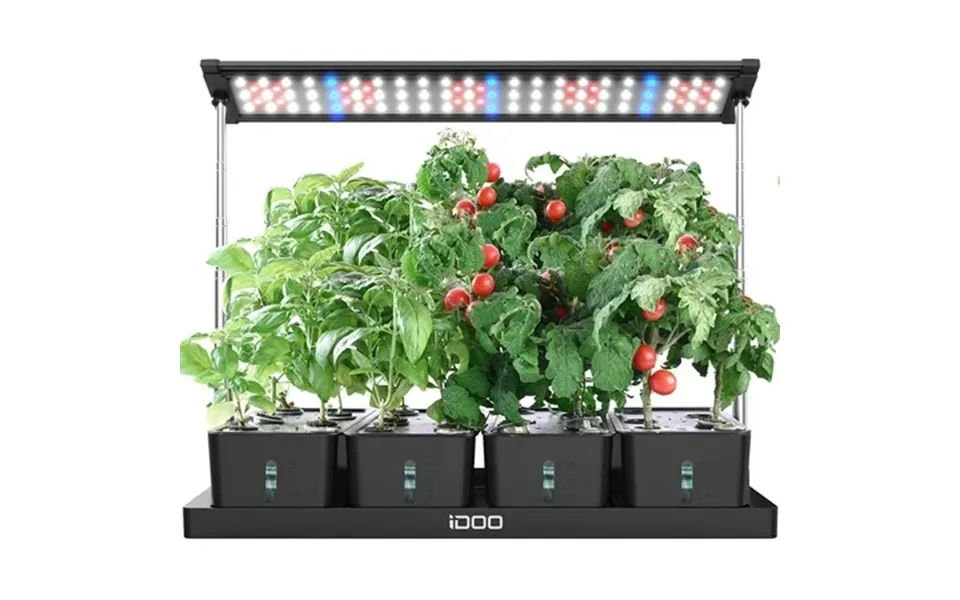 Idoo 20 Pods Hydroponics Growing System Indoor Herb Garden Planter Germination Starter Kit