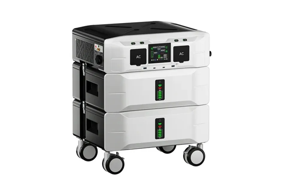 Iee Sp5000 Portable Power Station & Solar Generator 5000w Peak 9000w 5120wh Ev-grade Lfp 120 240v 3500w Fast Charge App