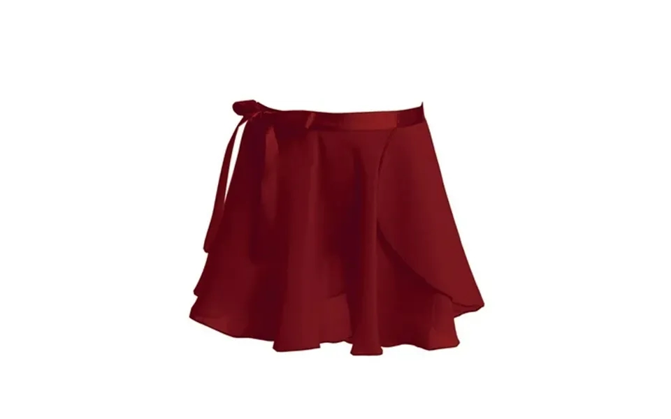 Iiniim Kids Girls Chiffon Ballet Dance Mini Wrap Skirts Ballerina Dancewear Sizes 4-12