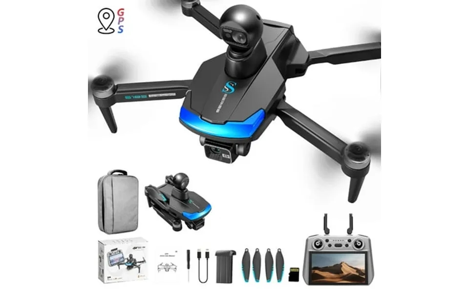 Ikohbadg 2.7k Hd Gps Drone With 7.2 Inches Screen Remote Control 5g Rc Quadcopter Laser Obstacle Avoidance 5000m Range 2
