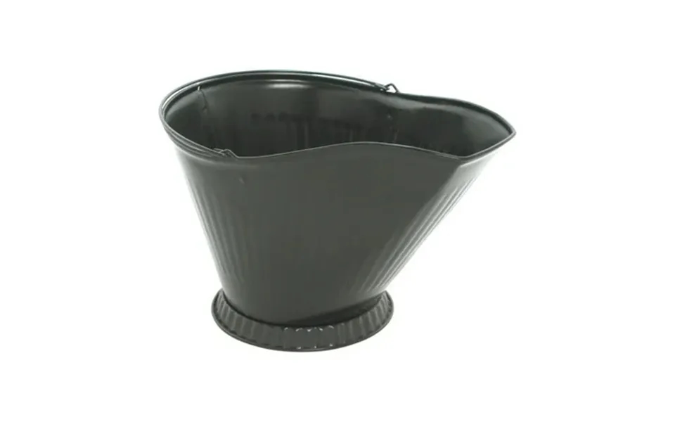 Imperial Black Powder Coated Steel Coal Hod