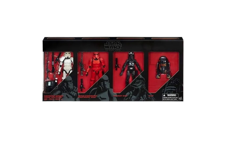 Imperial Forces Action Figure 4-pack Sandtrooper Sergeant Crimson Stormtrooper Lieutenant Oxixo &