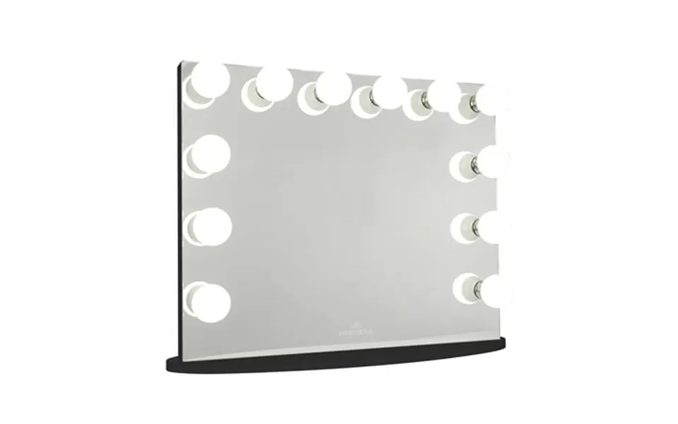 Impressions Vanity Hollywood Premiere Plus Vanity Mirror With Lights And 3x Magnification Black