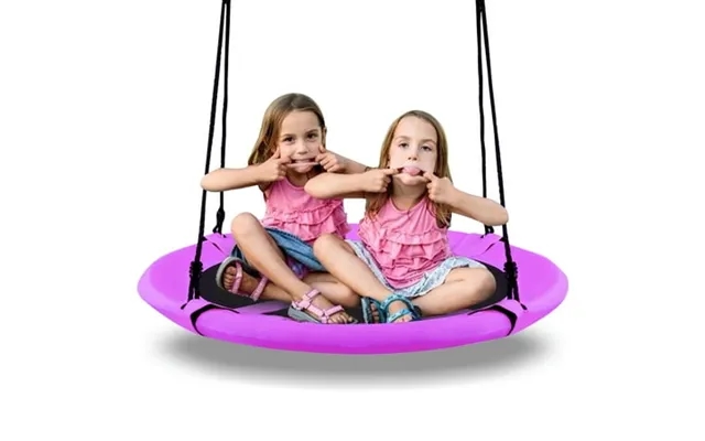 Infans 40 Flying Saucer Tree Swing Indoor Outdoor Play Set Kids Christmas Gift Purple product image