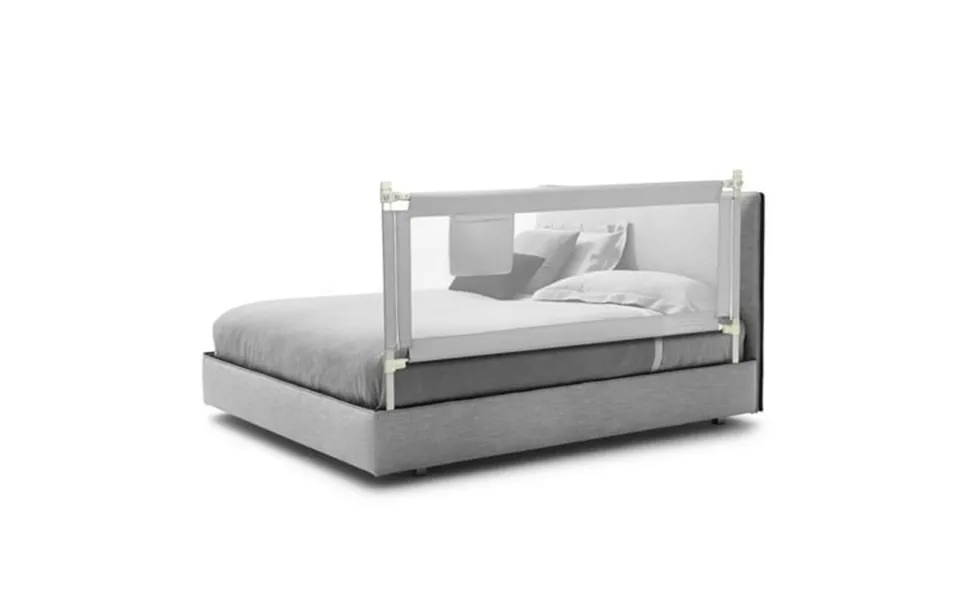 Infans 69.5 Bed Rails For Toddlers Vertical Lifting Baby Bed Rail Guard With Lock Grey