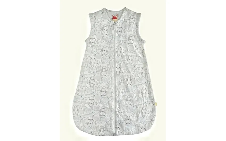 Infant Baby Premium Sleeveless Sleeping Bag And Wearable Blanket Little Bear Fox Squirrel - Blue 0-6 Months