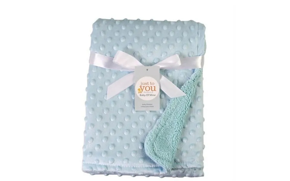 Infant Baby Soft Plush Blanket Pram Cot Bed Basket Sleeping Bag Swaddle Wrap