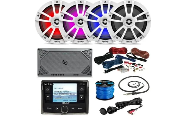 Infinity Prv-315 Am Fm Radio Receiver Usb Bluetooth Waterproof Stereo 4x 6 product image
