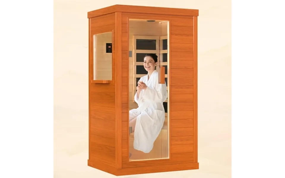 Infrared Sauna For Home Spa Single Sauna Room With 360 Far Infrared Heating 3-1000mic Music Mood Timer 77-140 900w