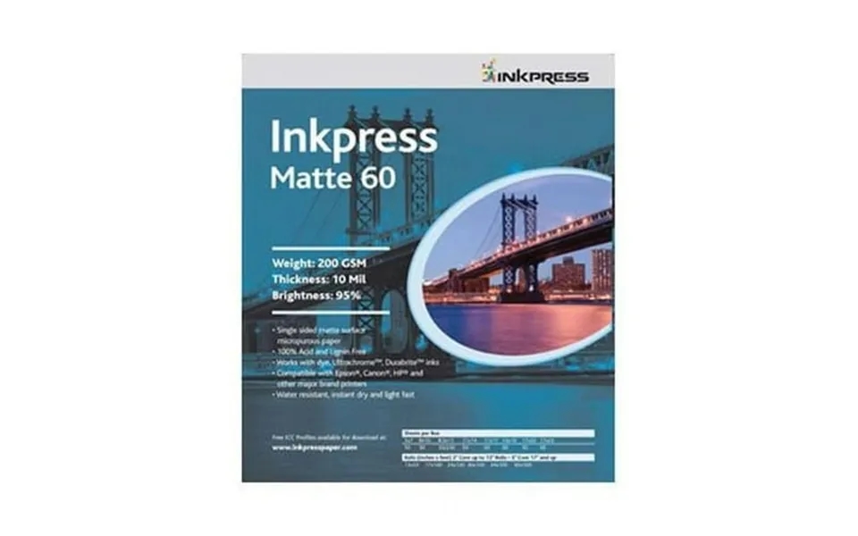 Inkpress Inkjet Papers - 8-1 2 X 11 Matte 60 50 Sheets
