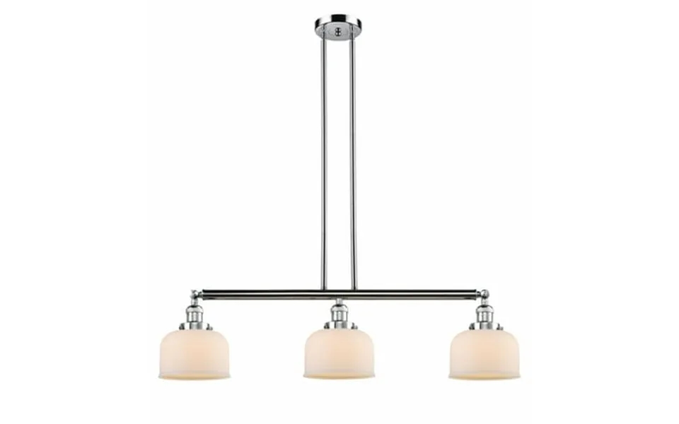 Innovations 213-pc-g71-led Large Bell 3 Light Island Light Part Of The Franklin Restoration Collection Polished Chrome