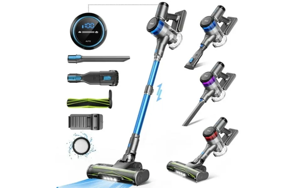 Inse Cordless Stick Vacuum Cleaner For Pet Hair Hard Floors Carpet New S9x 55 Mins Runtimes & 45 Kpa Powerful Suction