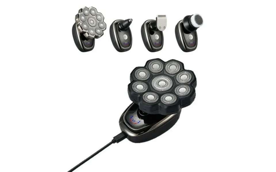 Insmart 9d Electric Shaver With Magnetic Heads 2-speed & 4-in-1 Grooming Kit For Men Waterproof