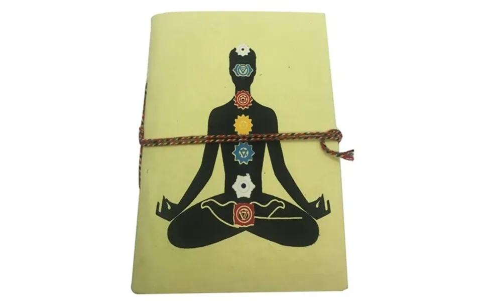 Inspirational Chakra Journal - Handmade Writing Notebook- Daily Notepad Art Sketchbook Or Travel Diary For Men & Women
