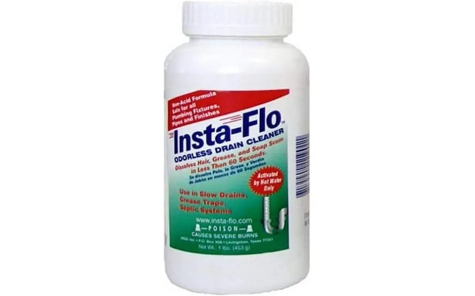 Insta-flo 1 Lb. Crystal Drain Cleaner Is-100
