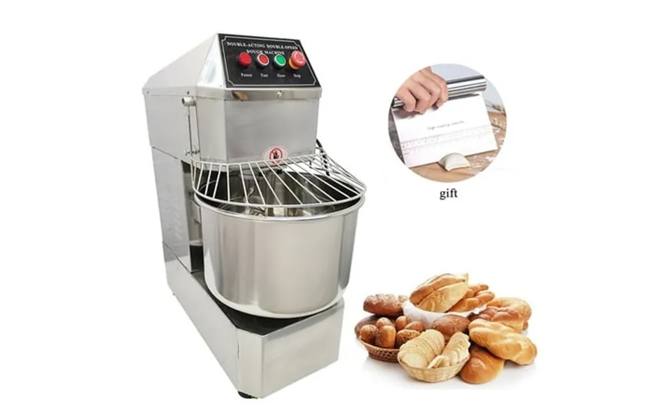 Intbuying 30l Electric Dough Mixer Double Speed Double Action Stainless Steel