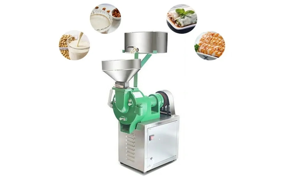 Intbuying Food Grinder Electric Rice Soybean Grain Grinding Machine Dry Wet Dual