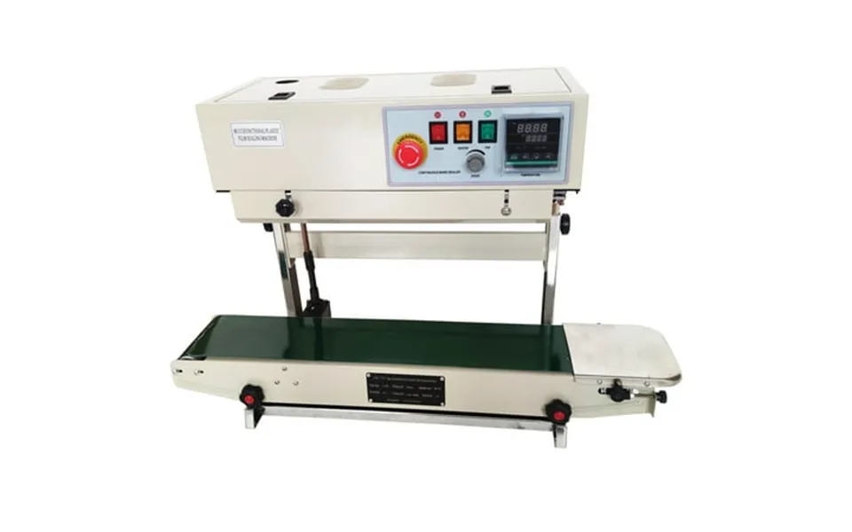 Intbuying Fr-770 Continuous Sealing Machine Band Vertical Digital Display Automatic Bag Sealer With Bracket