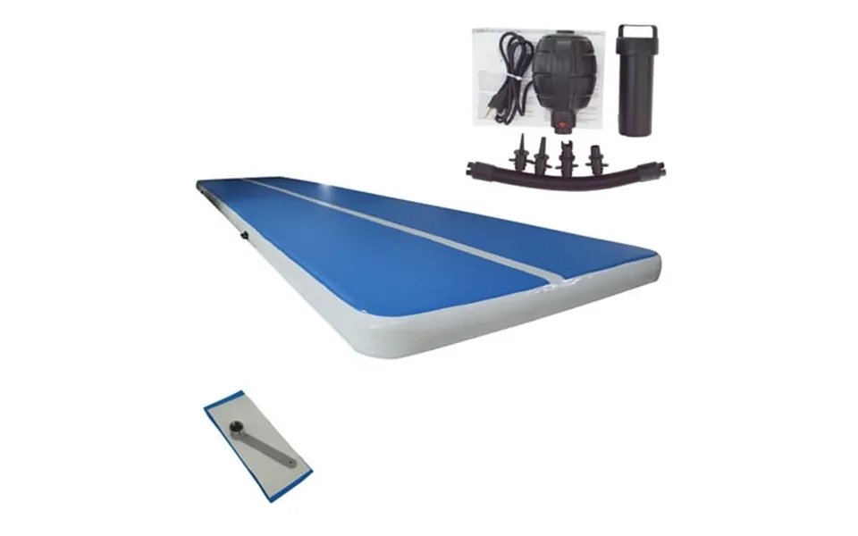 Intbuying Inflatable Gym Mat For Training Yoga Tumbling With 110v Pump 32