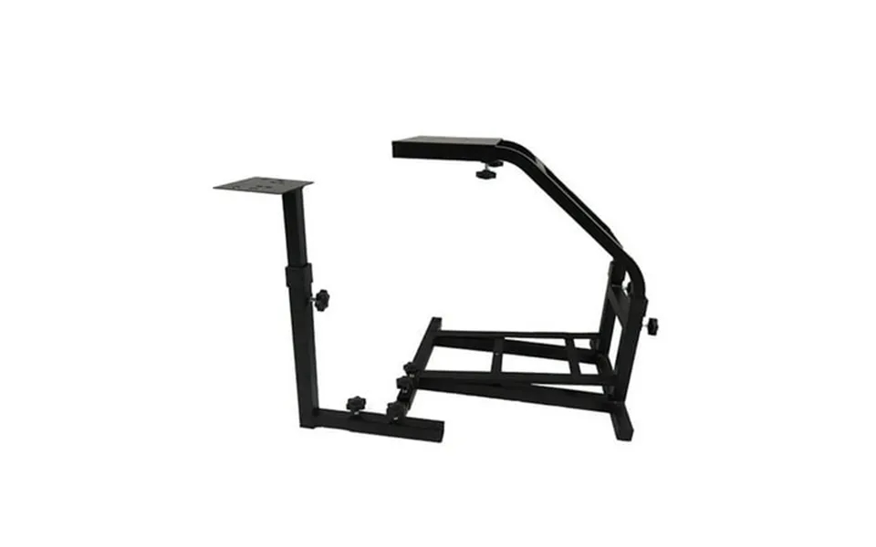 Intbuying Racing Simulator Steering Wheel Stand Driving Gaming Steering Wheel Bracket Frame