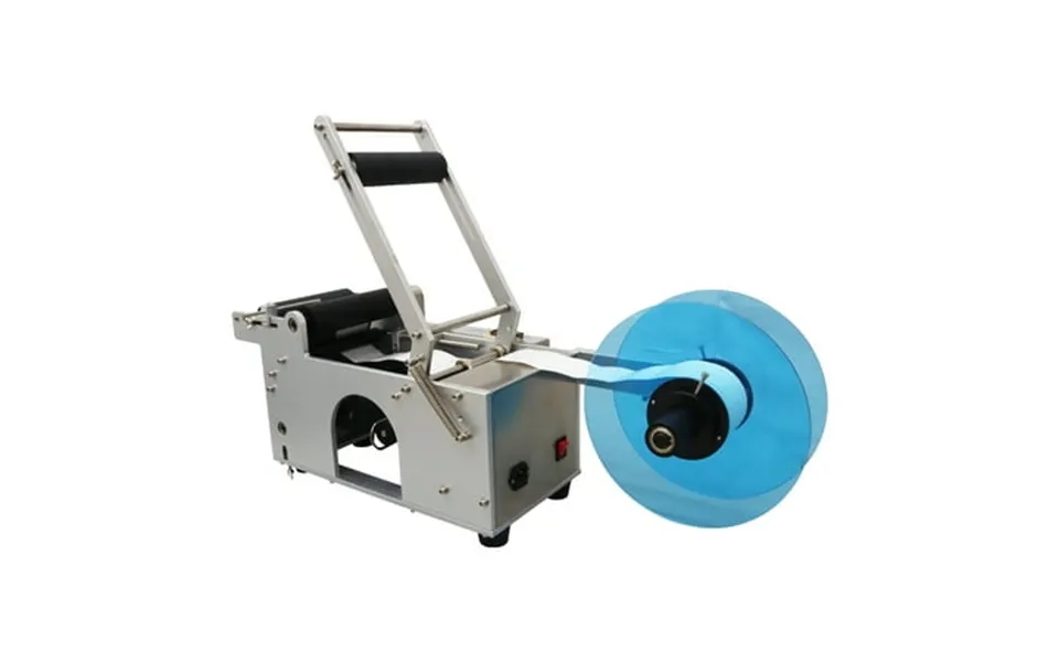 Intbuying Round Bottle Labeling Machine Semi-automatic Stick Mark Labeller