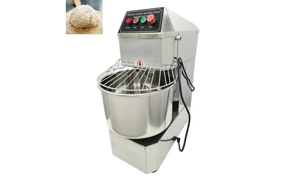 Intsupermai 20l Spiral Dough Mixer Dough Kneading Machine Bakery Equipment